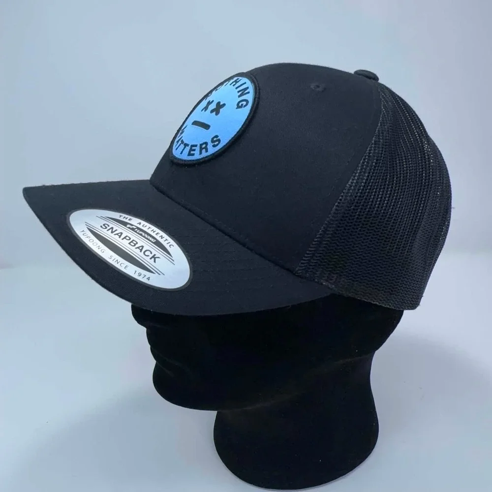 Barstool Sports x‎ Nothing Matters Black Trucker Snapback Hat Adjustable Patch